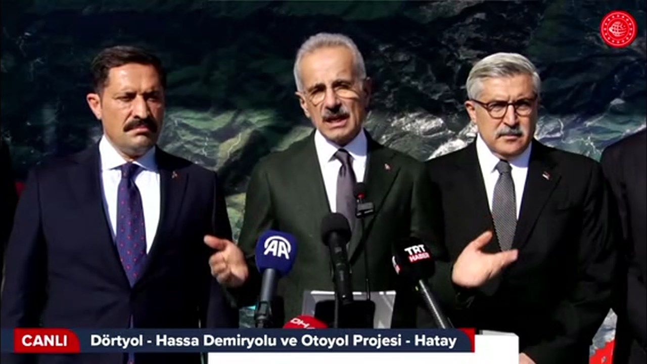 Ulaştırma Bakanı Uraloğlu Hatay’da...