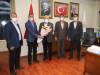 BAŞKAN FATİH TOSYALI, KONUKLARINI MAKAMINDA AĞIRLADI