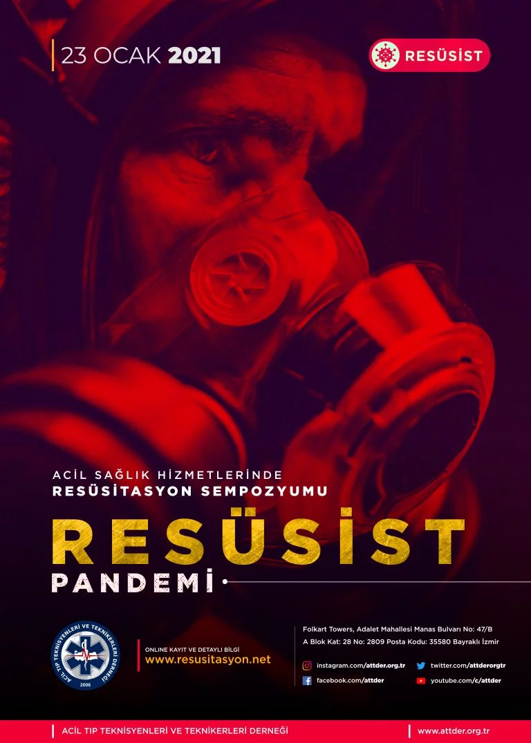 RESÜSİST PANDEMİ ONLİNE DÜZENLENİYOR