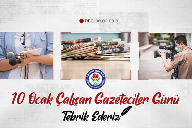 İNSANLARI DOĞRUDAN MAHRUM, YALANA MAHKÛM ETMEYEN GAZETECİLERİN  GÜNÜNÜ TEBRİK EDİYORUZ