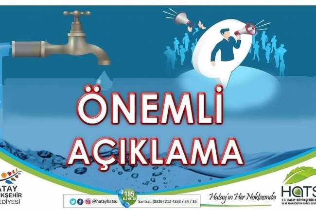 HATSU, “SUYUN ZEHİRLİ OLDUĞU İDDİASI ASILSIZDIR”