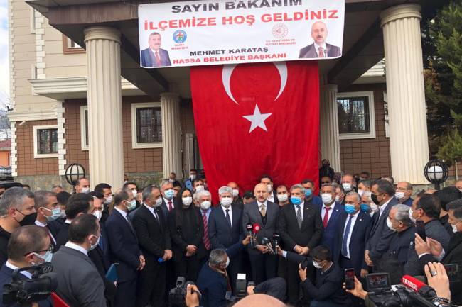 BAKAN KARAİSMAİLOĞLU ANTAKYA’YA GELDİ 