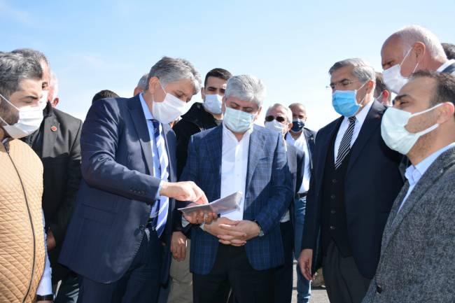 MİLLETVEKİLİ YAYMAN, VALİ DOĞAN VE BAŞKAN YAVUZ KIRIKHAN’DA İNCELEMELERDE  BULUNDU