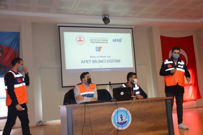 AFET FARKINDALIK EĞİTİMİ DÜZENLENDİ