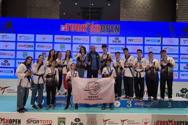 HATAYLI TAEKWONDOCULAR TURNUVAYA DAMGA VURDU HATAY BÜYÜKŞEHİR BELEDİYESPOR’DAN BİR BÜYÜK BAŞARI DAHA