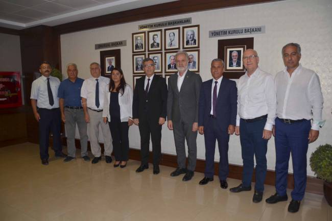 Hatay Vergi Dairesi Başkanı Müsevitoğlu ve Vergi  Dairesi Müdürlerinden İTSO’ya Ziyaret