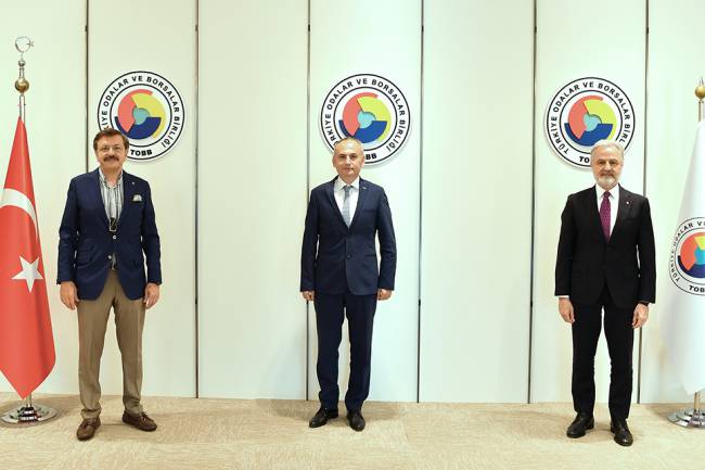 TOBB Başkanı Hisarcıklıoğluna Anlamlı Ziyaret