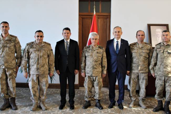 "ORGENERAL ARİF ÇETİN'DEN KAYMAKAM YÖNDEN'E ZİYARET"