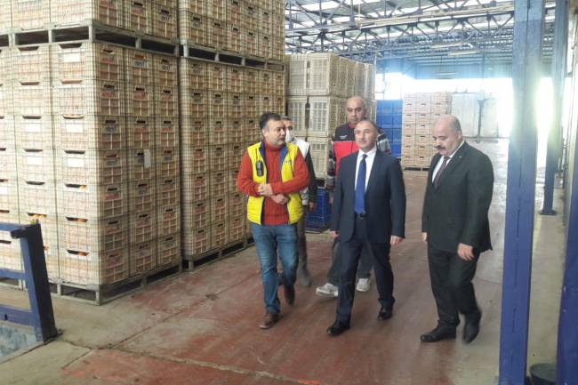 DÖRTYOL’DA İHRACAT FİRMASINA ZİYARET