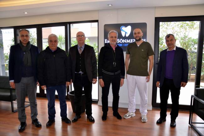 İTSO Yönetiminden Uzman Diş Hekimi Emre Sönmezateş’e Hayırlı Olsun Ziyaret