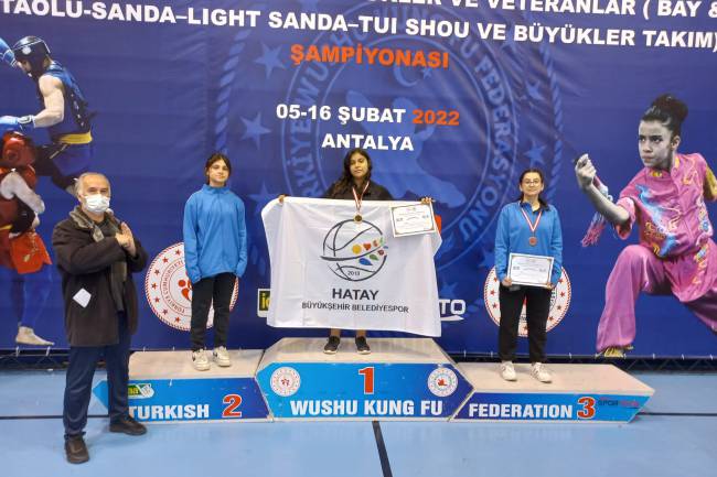 HATAY BÜYÜKŞEHİR BELEDİYESPOR TÜRKİYE ŞAMPİYONASI’NA DAMGA VURDU