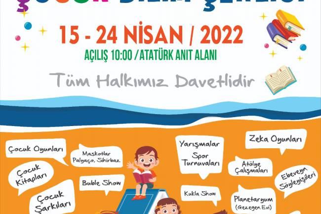 İSKENDERUN BELEDİYESİ ÇOCUK KİTAPLARI FUARI BAŞLIYOR