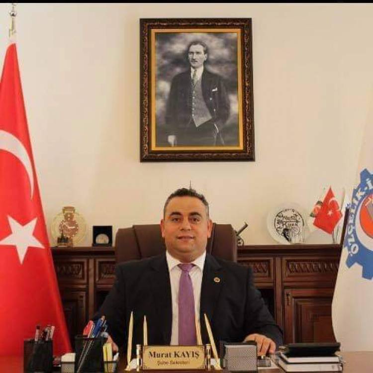 Covid-19 testi pozitif çıkan Çelik İş Sendikası Şube Sekreteri Murat Kayış' a