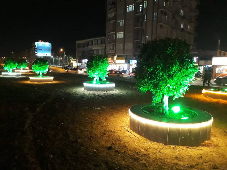 HBB KENT ESTETİĞİNE ÖNEM VERİYOR  CADDE VE SOKAKLAR IŞIL IŞIL  HATAY YENİ YILA IŞIL IŞIL GİRİYOR