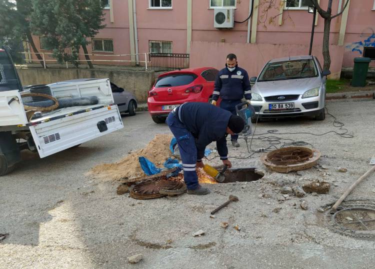 YENİLEME ÇALIŞMASI İLE TEHLİKE BERTARAF EDİLDİ