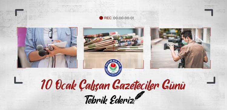 İNSANLARI DOĞRUDAN MAHRUM, YALANA MAHKÛM ETMEYEN GAZETECİLERİN  GÜNÜNÜ TEBRİK EDİYORUZ