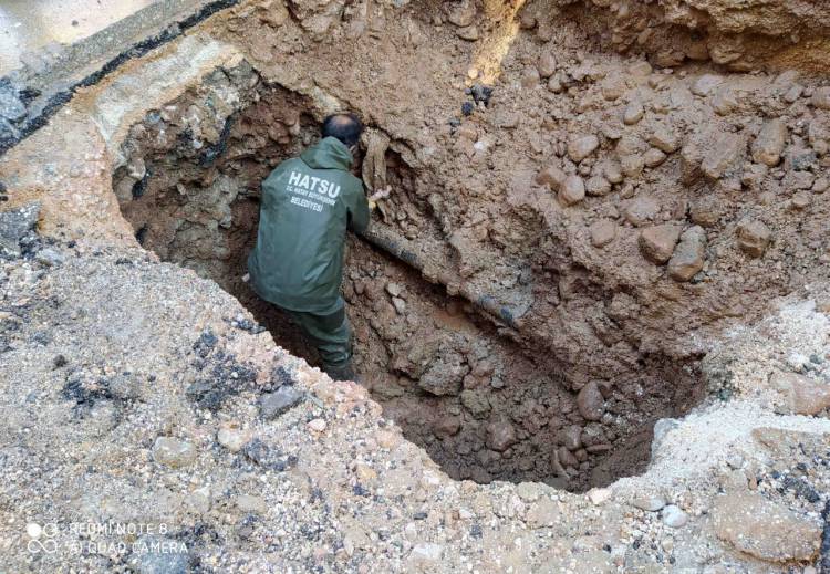 ACİL MÜDAHALE EDİLDİ VE SU KAYBI ÖNLENDİ