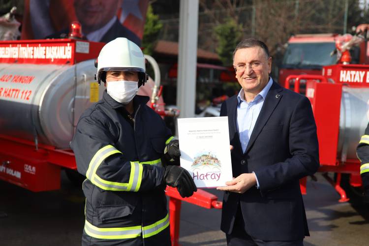 HBB’NİN GÖNÜLLÜ İTFAİYECİLERİ GÖREVE BAŞLADI  BÜYÜKŞEHİR’DEN GÖNÜLLÜ İTFAİYECİLİK ATAĞI