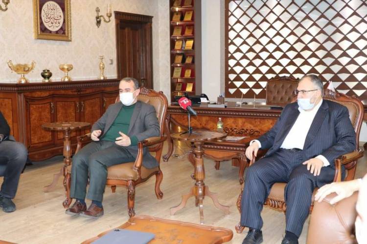 Adalet eski Bakanı Sadullah Ergin’den, Çalışkan’a Taziye Ziyareti