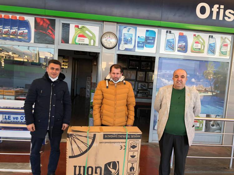 HAYIRSEVER İŞ İNSANI DAVUT GERKES'TEN 250 ADET TEKERLEKLİ SANDALYE