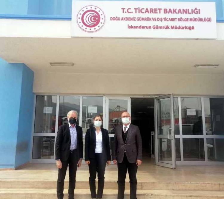 İTSO Başkanı Yılmaz’dan Gümrük Müdürü Özdemir’e Ziyaret