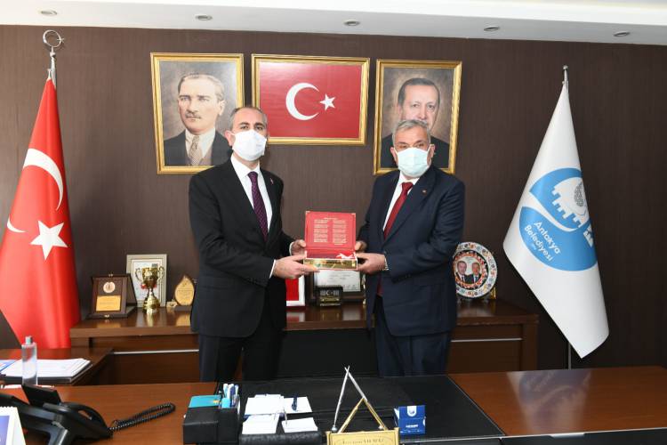 ADALET BAKANI ABDULHAMİT GÜL ANTAKYA BELEDİYESİ’Nİ ZİYARET ETTİ 