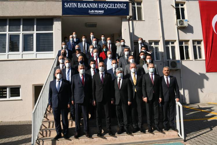 ADALET BAKANI ABDULHAMİT GÜL ANTAKYA BELEDİYESİ’Nİ ZİYARET ETTİ 