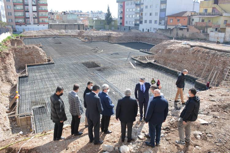 MİLLETVEKİLİ YAYMAN, VALİ DOĞAN VE BAŞKAN YAVUZ KIRIKHAN’DA İNCELEMELERDE  BULUNDU