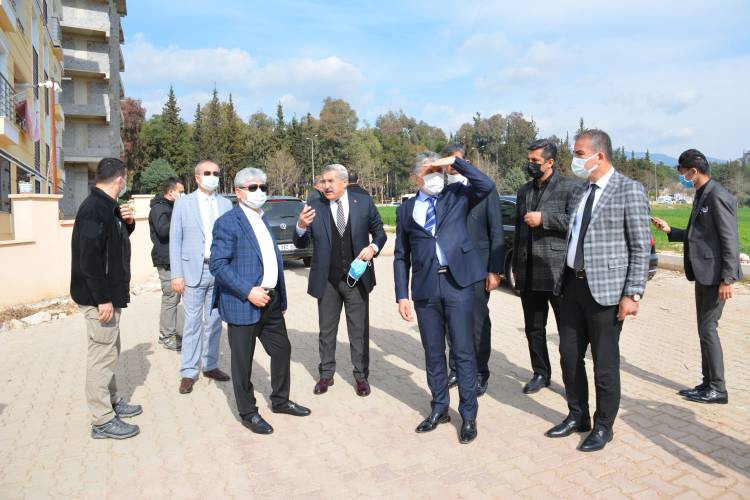 MİLLETVEKİLİ YAYMAN, VALİ DOĞAN VE BAŞKAN YAVUZ KIRIKHAN’DA İNCELEMELERDE  BULUNDU