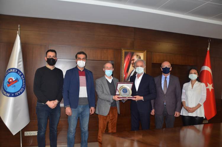 İskenderun’un adını Uluslararası Yarışmada Duyuran  Keman Ustası İsmail Kaya İTSO’yu Ziyaret Etti