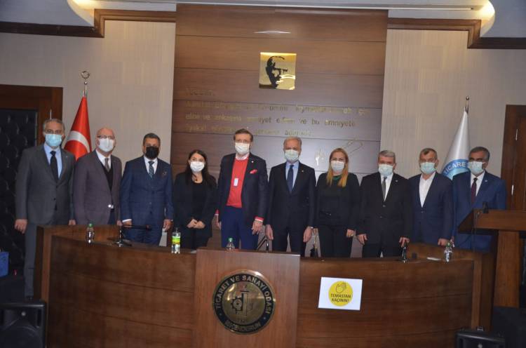 TOBB Başkanı Rifat Hisarcıklıoğlu İTSO’yu Ziyaret etti