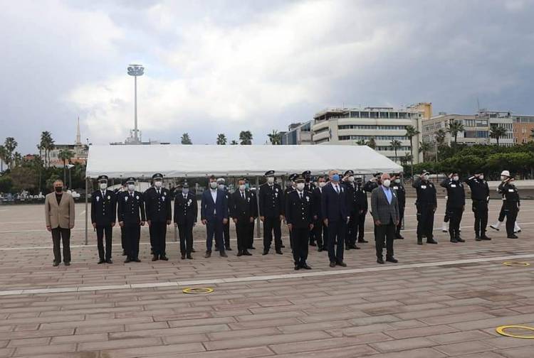 İSKENDERUN POLİS HAFTASI ÇELENK SUNMA TÖRENİ