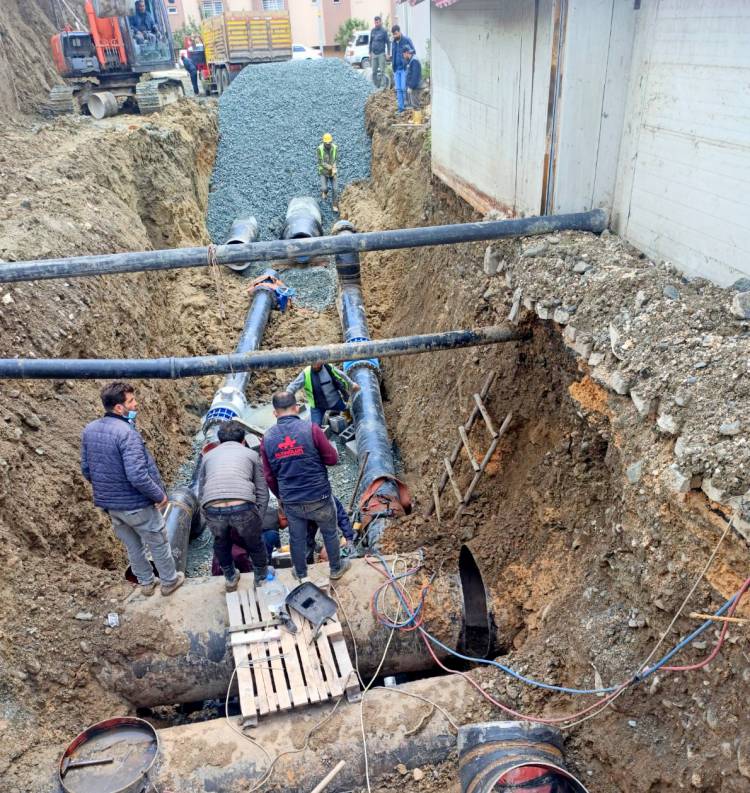 10 BİN TONLUK DEPODA BAĞLANTILAR TAMAMLANDI