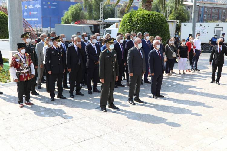 HATAY’IN ANA VATANA KATILIŞI 82. YAŞINDA  HATAY’IN ANA VATANA KATIŞI İÇİN TÖREN DÜZENLENDİ