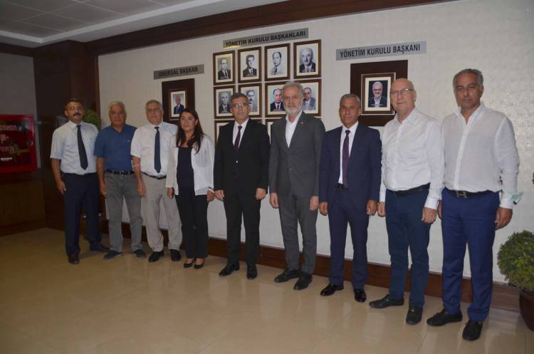 Hatay Vergi Dairesi Başkanı Müsevitoğlu ve Vergi  Dairesi Müdürlerinden İTSO’ya Ziyaret