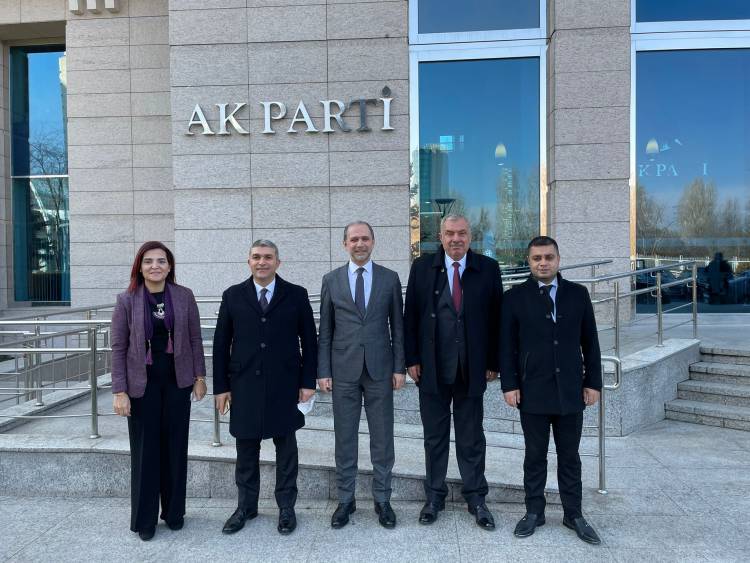 ANTAKYA BELEDİYE BAŞKANI İZZETTİN YILMAZ ANKARA’DA 