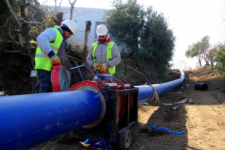 KIRIKHAN ESKİ İÇME SUYU ŞEBEKESİNE VEDA EDİYOR