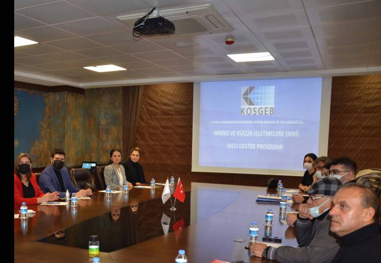 KOSGEB İl Müdürü Çevik Hızlı Destek  Programı Konusunda İşletmeleri Bilgilendirdi