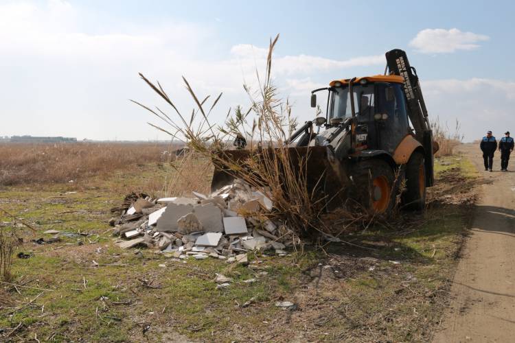 MİLLEYHA MOLOZ ZULMÜNDEN KURTARILDI HBB KUŞLARIN DOĞAL YAŞAM ALANLARINA SAHİP ÇIKIYOR