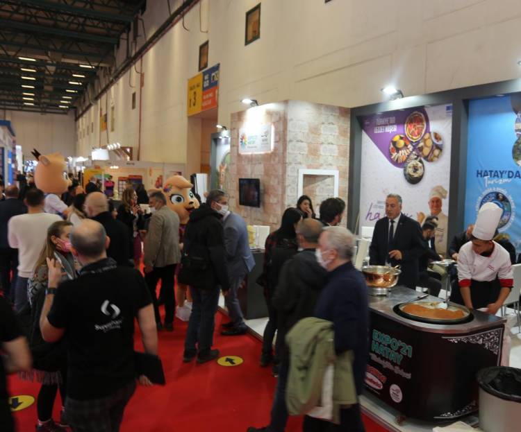 HATAY’IN GÜZELLİKLERİ EMITT FUARINDA  HBB EMITT’TEKİ YERİNİ ALDI EXPO’21 HATAY’A EMITT’TE YOĞUN İLGİ
