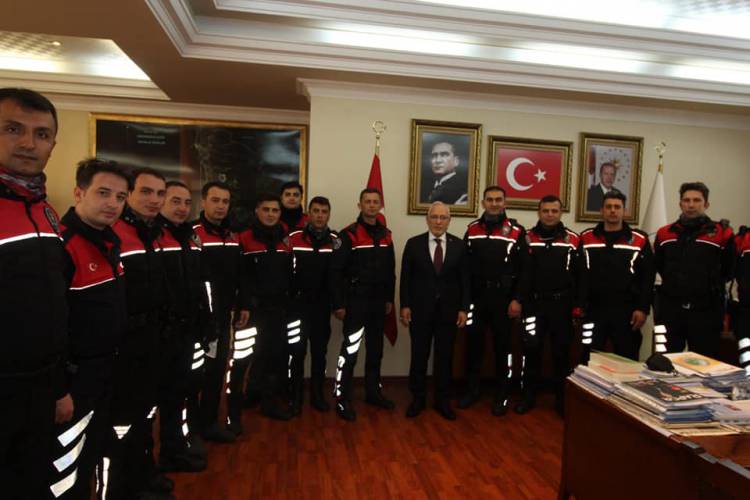 YUNUS TİMLERİNDEN BAŞKAN TOSYALI'YA ZİYARET