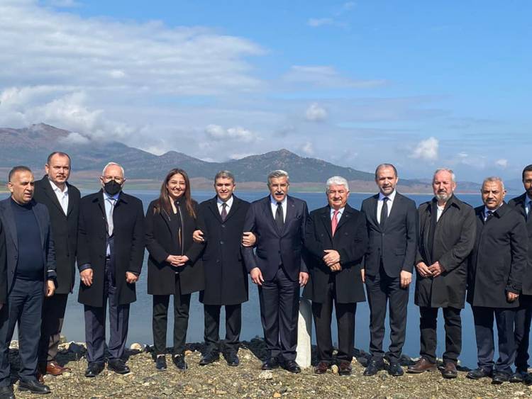 AK PARTİ HEYETİ’NDEN TAHTAKÖPRÜ BARAJINA İNCELEME