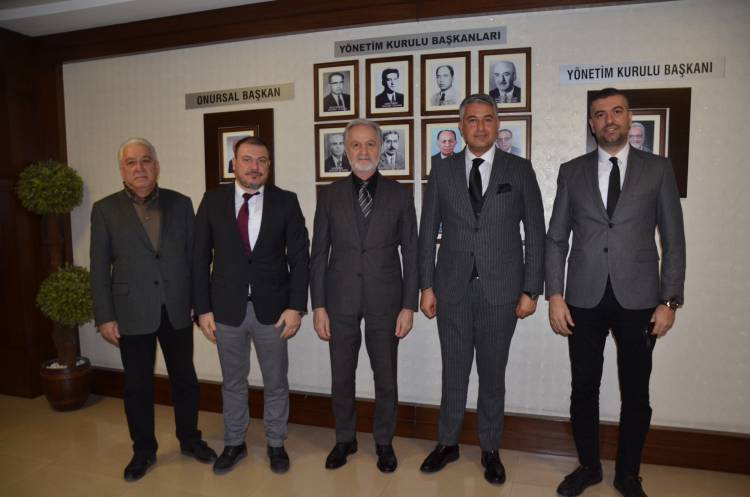 Önceki Dönem HASİAD Başkanı Alkan İTSO’yu Ziyaret Etti