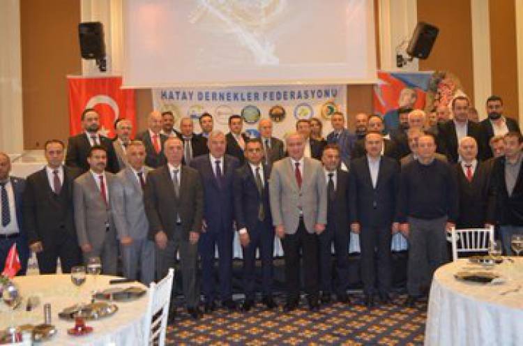BAŞKAN YILMAZ, HATAY DERNEKLER FEDERASYONU GENEL KURULUNA KATILDI