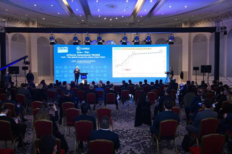 ULAŞTIRMA VE ALTYAPI BAKANI KARAİSMAİLOĞLU: “ANTALYA HAVALİMANI İHALESİ’NİN 2.1 MİLYAR AVROLUK PEŞİNATI ÖDENDİ”