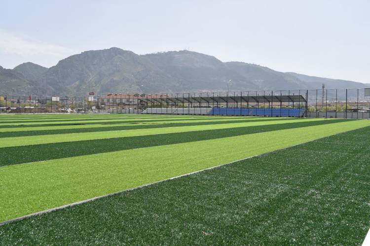 "BAŞKAN YILMAZ'DAN GENÇLERE YENİ SPOR TESİSİ" 