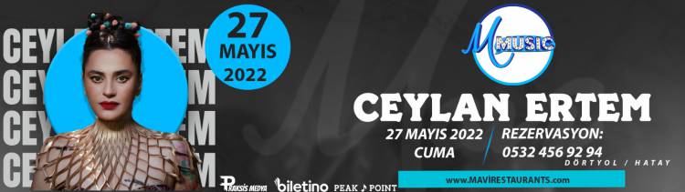 MAVİ RESTORAN’DA CEYLAN ERTEM SAHNE ALACAK