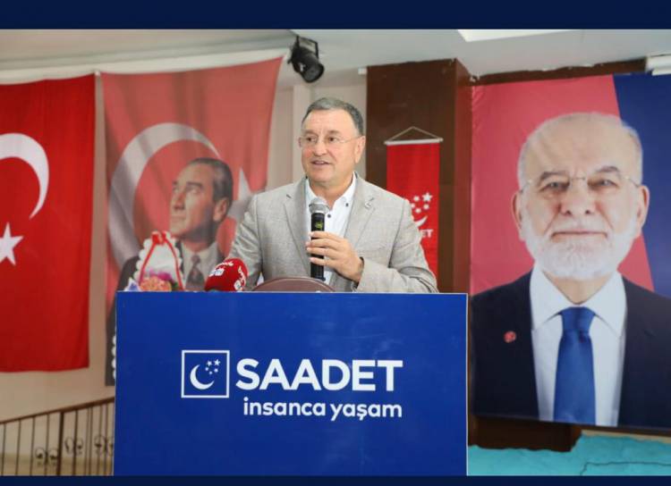 SAVAŞ’TAN BİRLİK BERABERLİK MESAJI: BİR ARADA GELECEK ADINA ORTAK  HAREKET EDECEĞİZ HBB BAŞKANI SAVAŞ SAADET PARTİSİ HATAY İL KONGRESİNE KATILDI