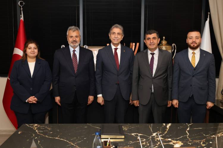 BAŞKAN ÖNTÜRK, BAŞKAN DEMİR’İ MAKAMINDA AĞIRLADI 